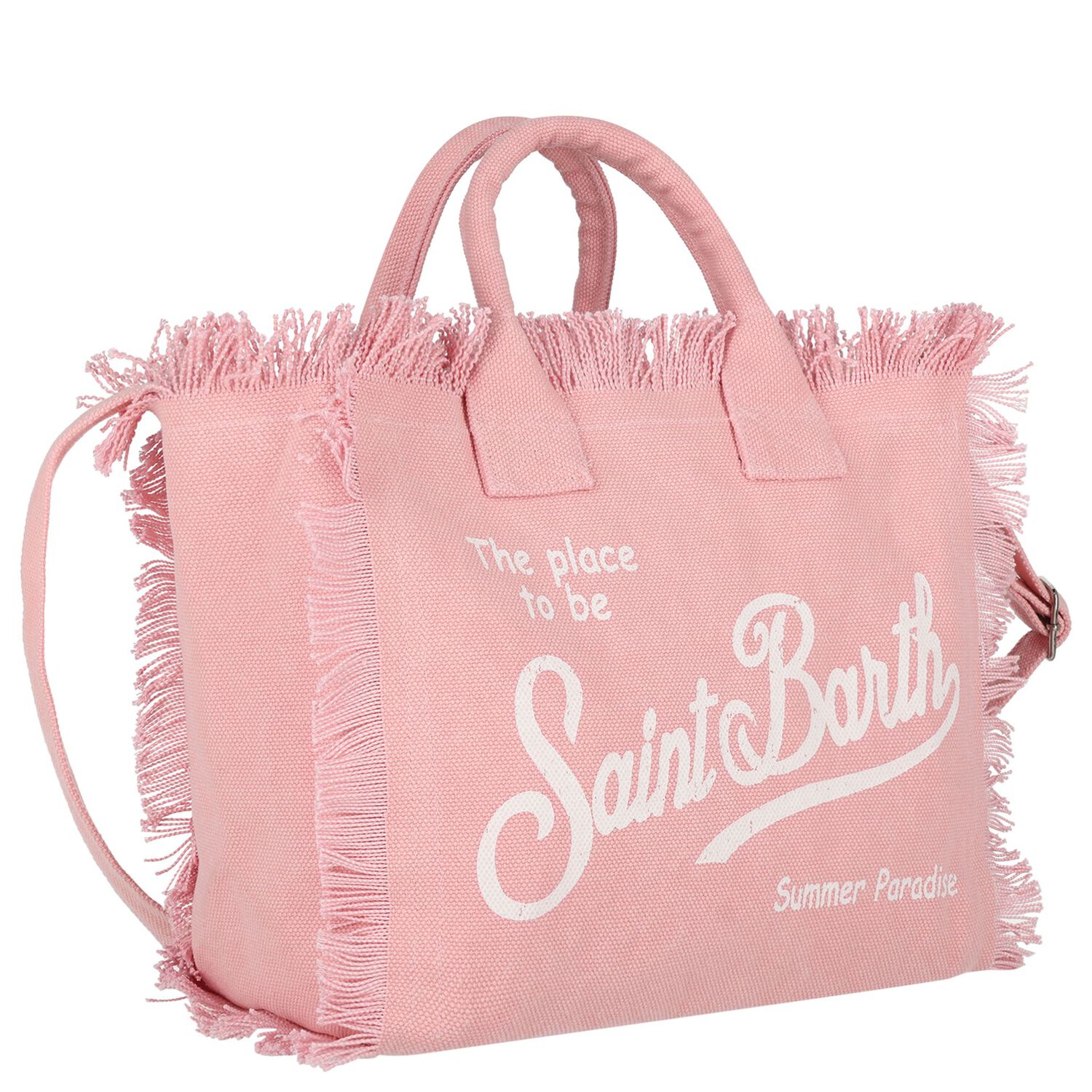 Girls Pink Logo Tote Bag, 1, hi-res
