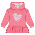Girl Pink Heart Logo Leggings Set, 1, hi-res