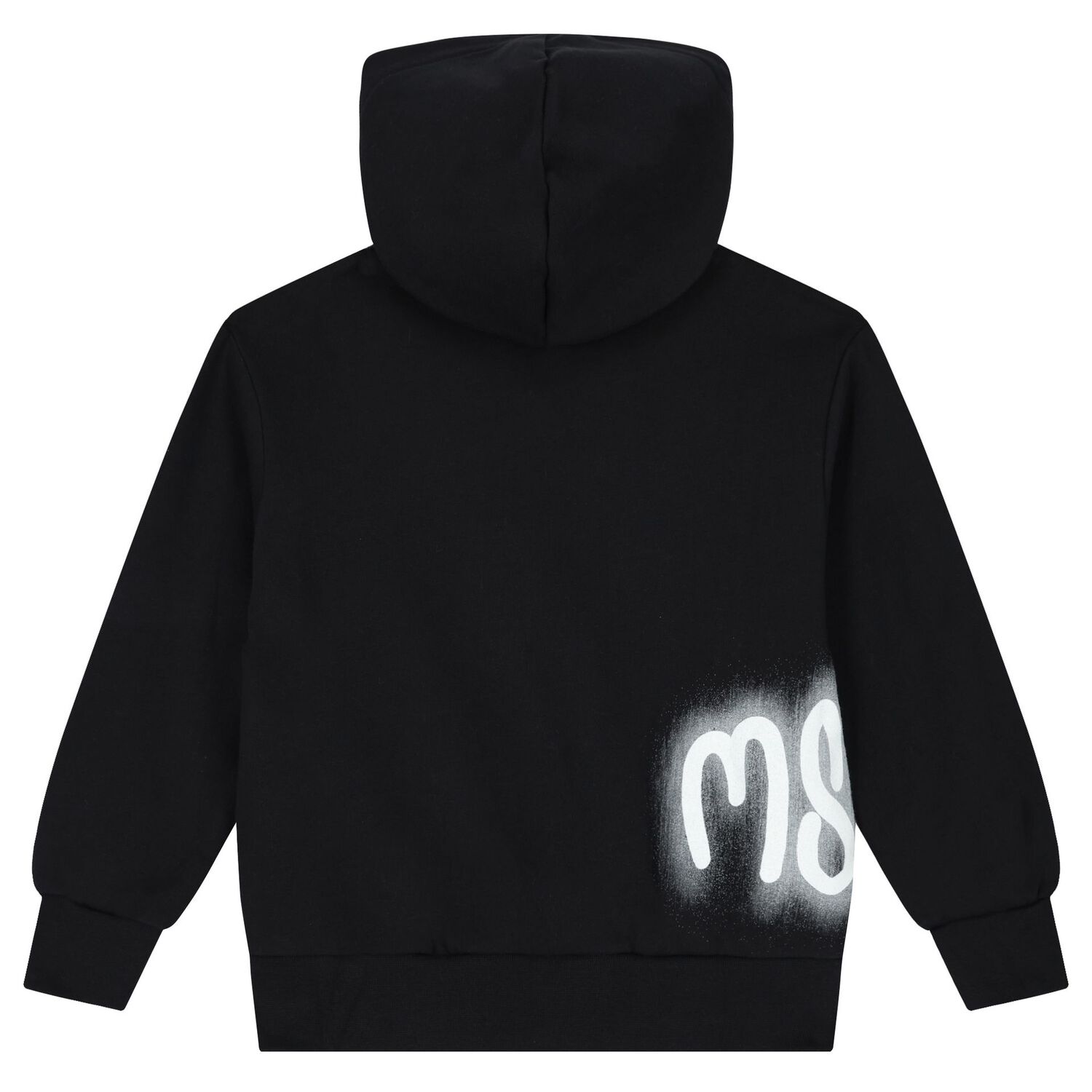 Boys Black Logo Zip Up Top, 1, hi-res