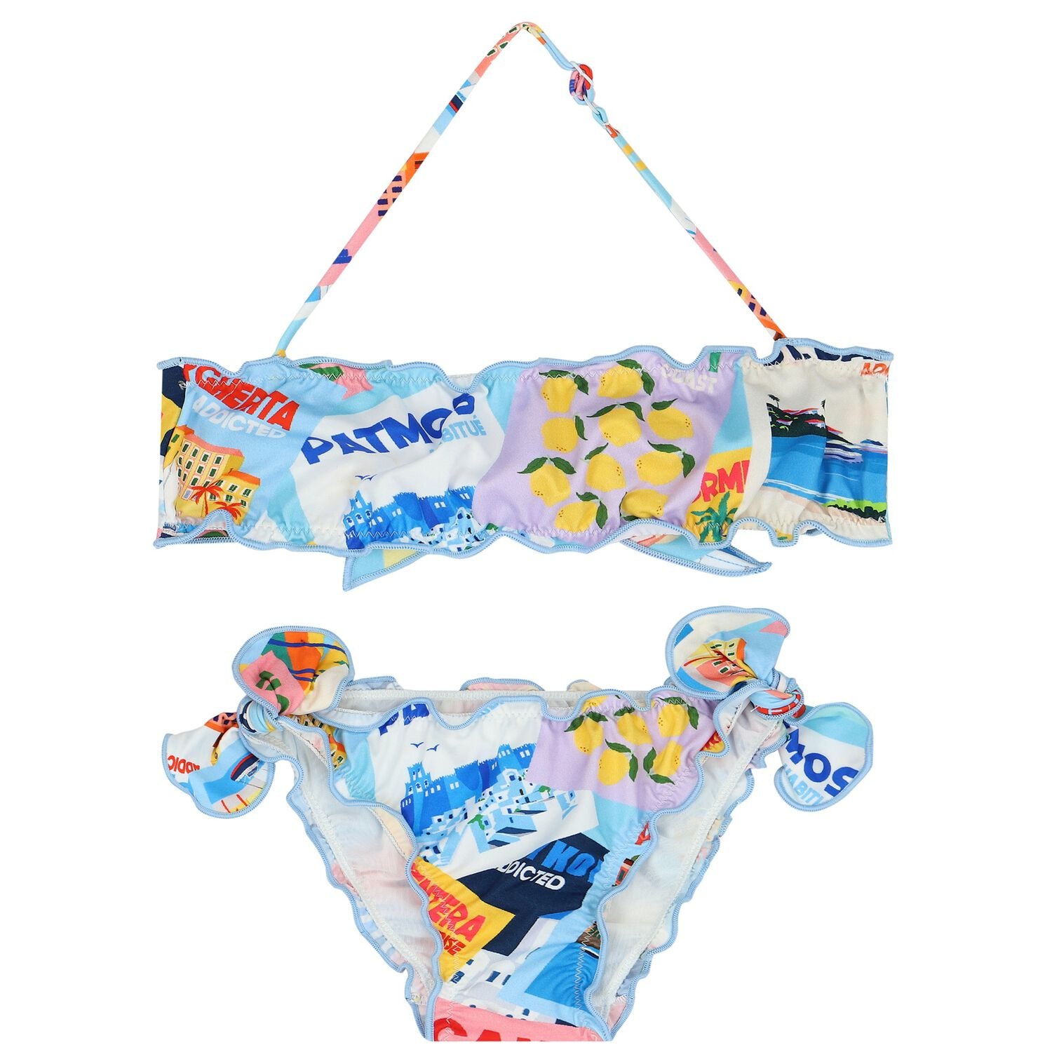 Girls Multi-Coloured Bikini, 1, hi-res