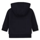 Younger Boys Mini Me Navy Blue Logo Tracksuit, 1, hi-res