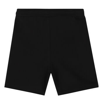 Boys Black Logo Shorts