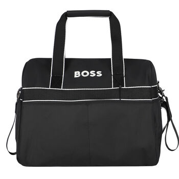 Black Logo Baby Changing Bag