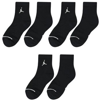 Black Jordan Logo Socks ( 3-Pack )