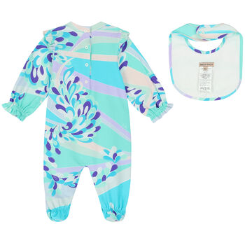 Baby Girls Multi-Colored Babygrow Set