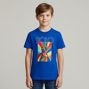 Boys Blue Logo T-Shirt