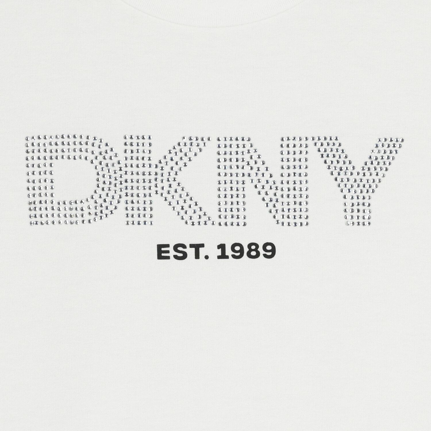 Girls White Logo T-Shirt, 1, hi-res