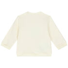 Ivory & Beige Faux Fur 3 Piece Tracksuit, 1, hi-res