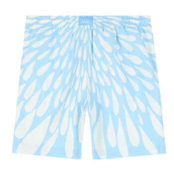 Boys White & Blue Swim Shorts