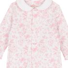 Baby Girls White & Pink Toile de Jouy Babygrow Set, 1, hi-res