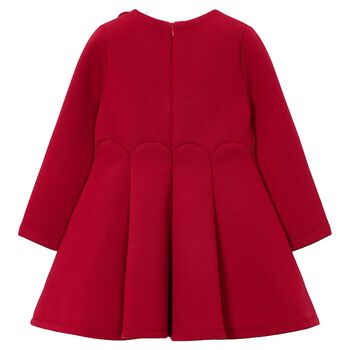 Girls Red Floral Dress