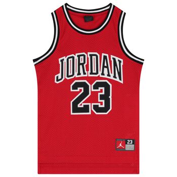 Boys Red Jordan Jersey Top