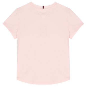 Girls Pink Logo T-Shirt