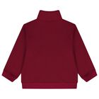 Girls Burgundy Logo Sweatshirt, 1, hi-res
