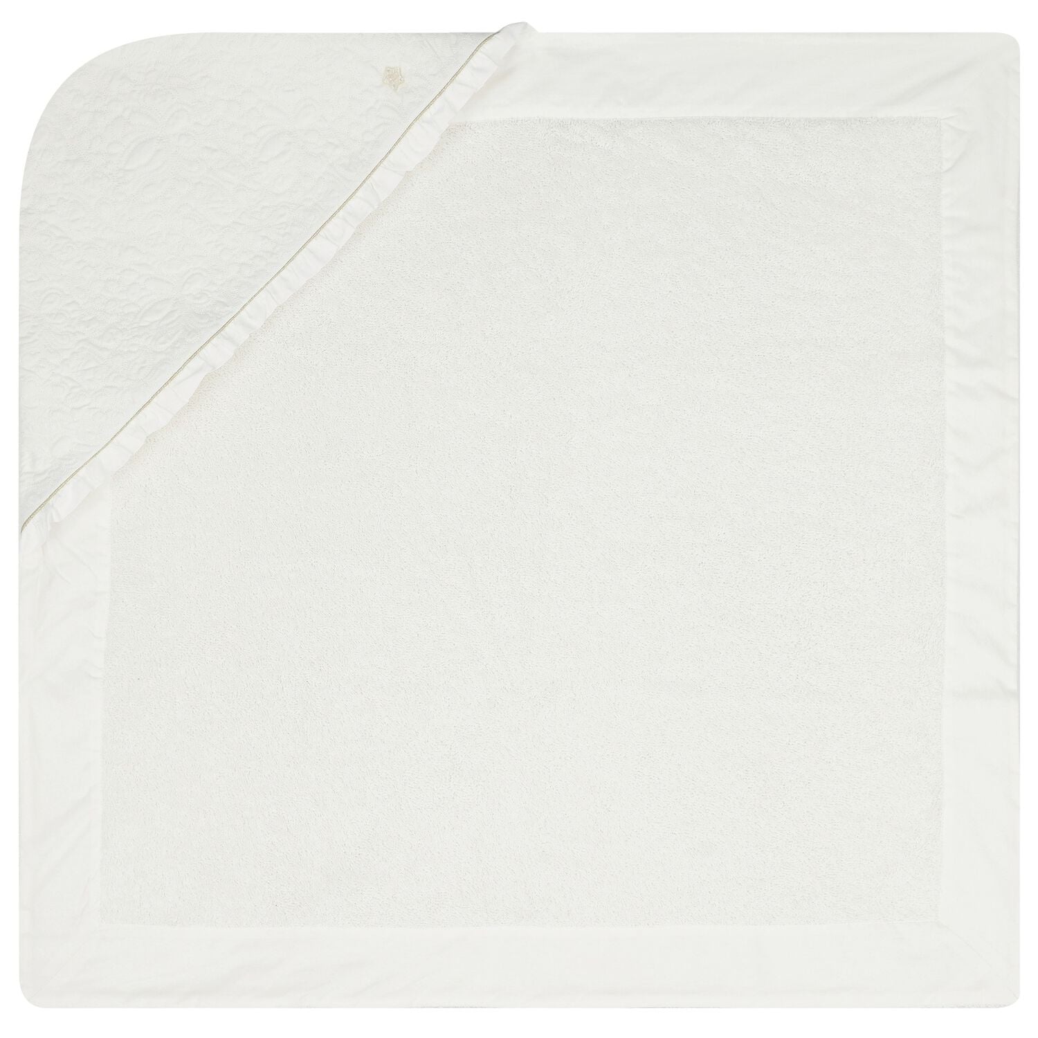 Ivory & Gold D&eacute;licatess  Baby Hooded Towel, 1, hi-res