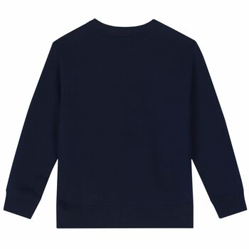 Boys Navy Logo Sweatshirt