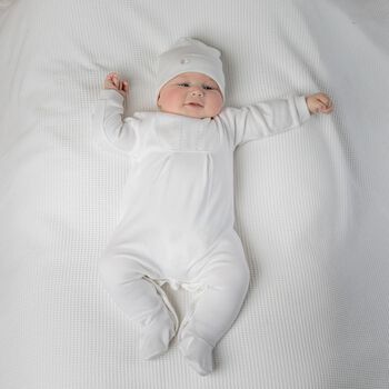 Baby White Babygrow Set