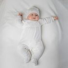 Baby White Babygrow Set, 1, hi-res