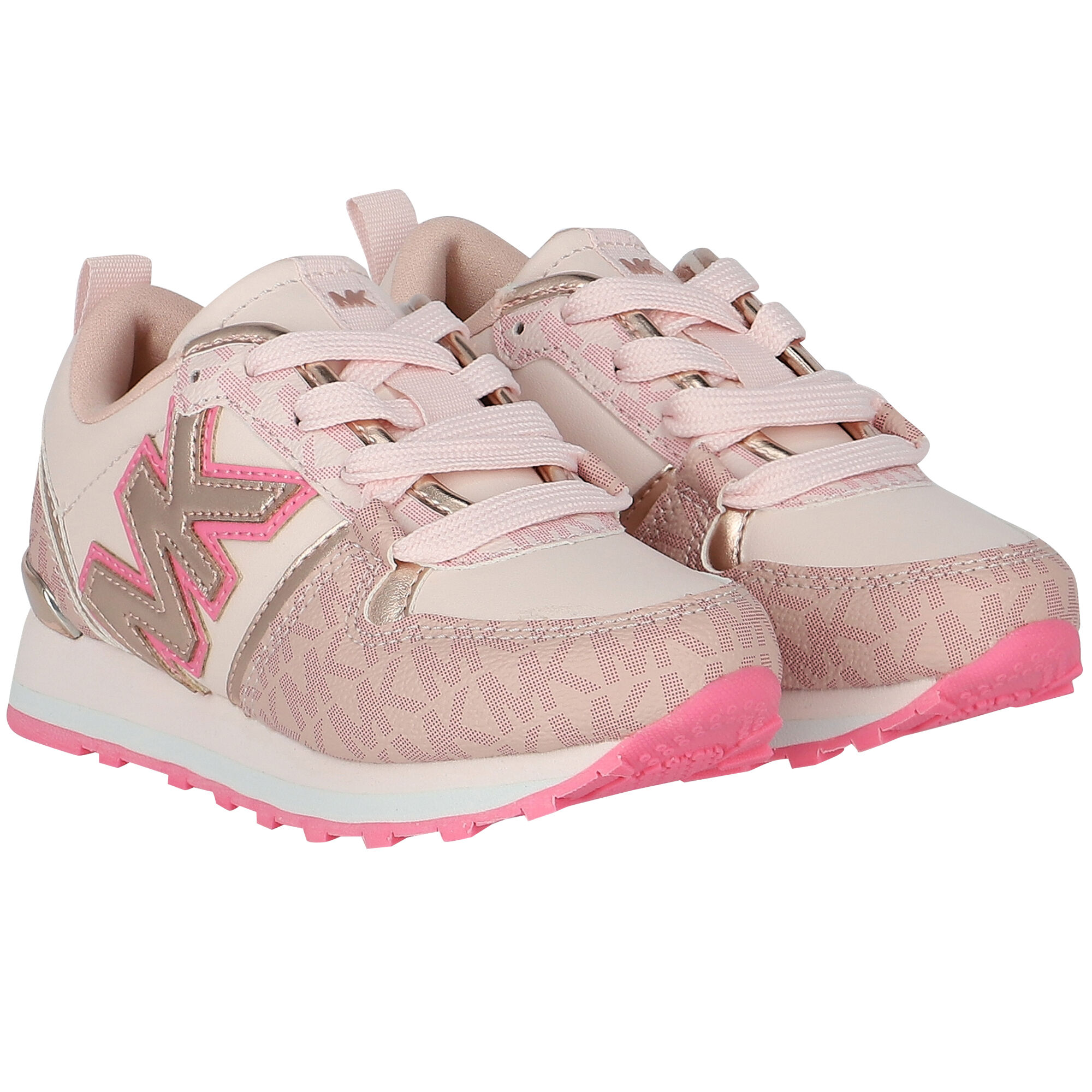 Pink clearance gold trainers