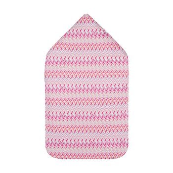 مدس اطفال متعرج باللونين الوردي و الابيض للبنات 