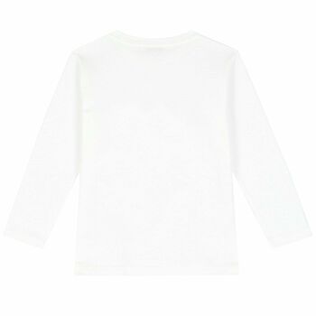 Boys White Long Sleeve Top