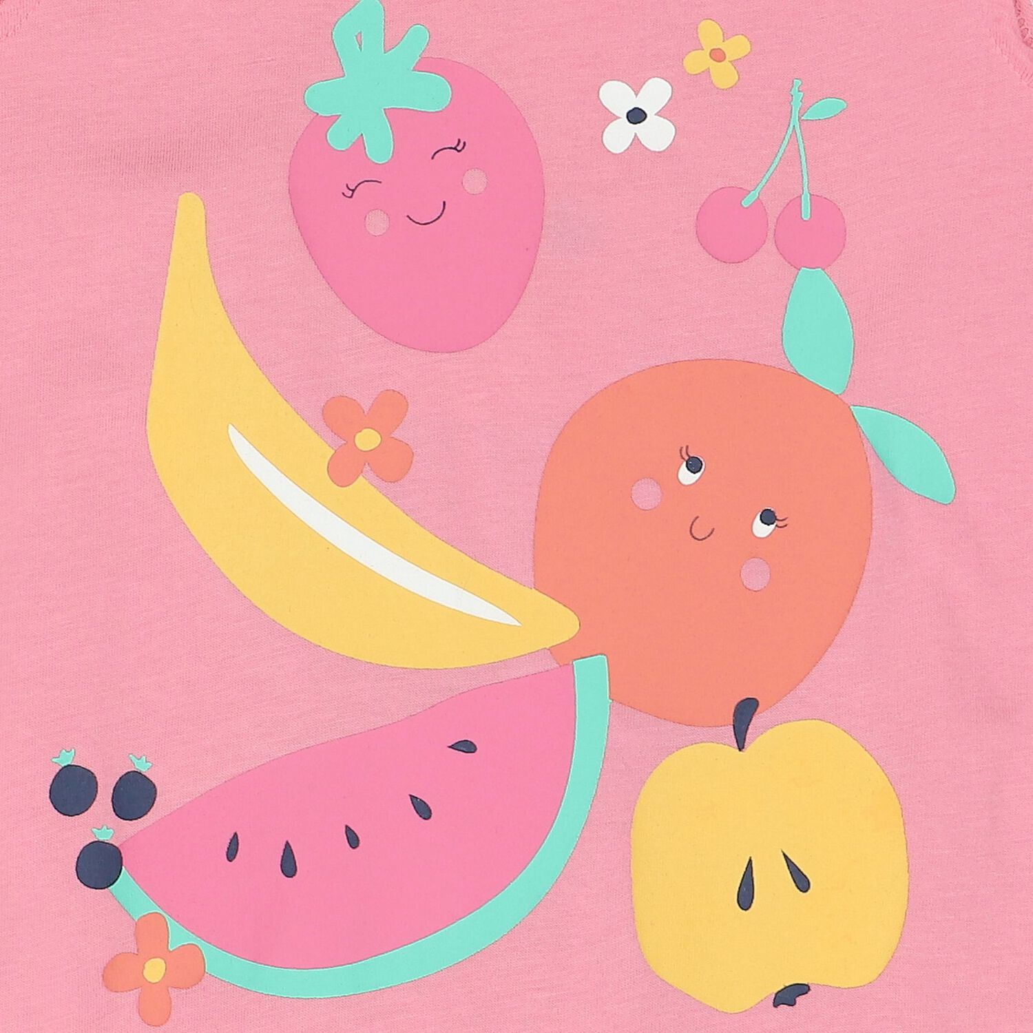 رومبير بنات بطبعة الفواكه باللون الوردى, 1, hi-res image number null