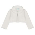 Abel & Lula Faux Fur Collar Cardigan