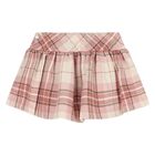 Younger Girls Ivory & Pink Skirt set, 1, hi-res