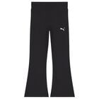 Girls Black Logo Leggings, 1, hi-res