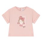 طقم شورت للبنات باللون  الوردى و الاصفر , 1, hi-res