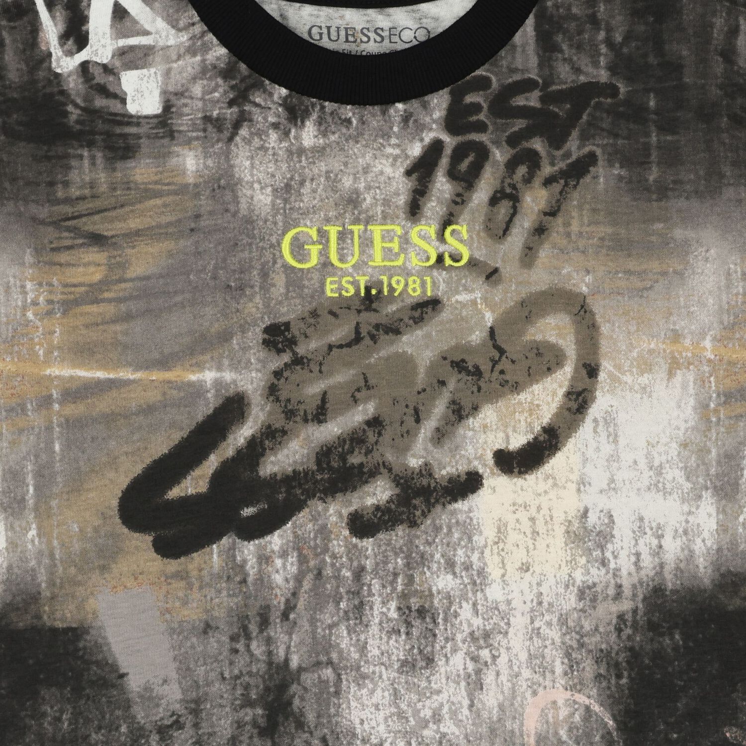 Boys Beige & Grey Logo T-Shirt, 2, hi-res