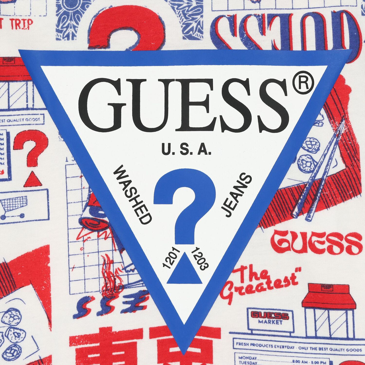 تيشيرت أولاد بالشعار باللون الأبيض , 3, hi-res