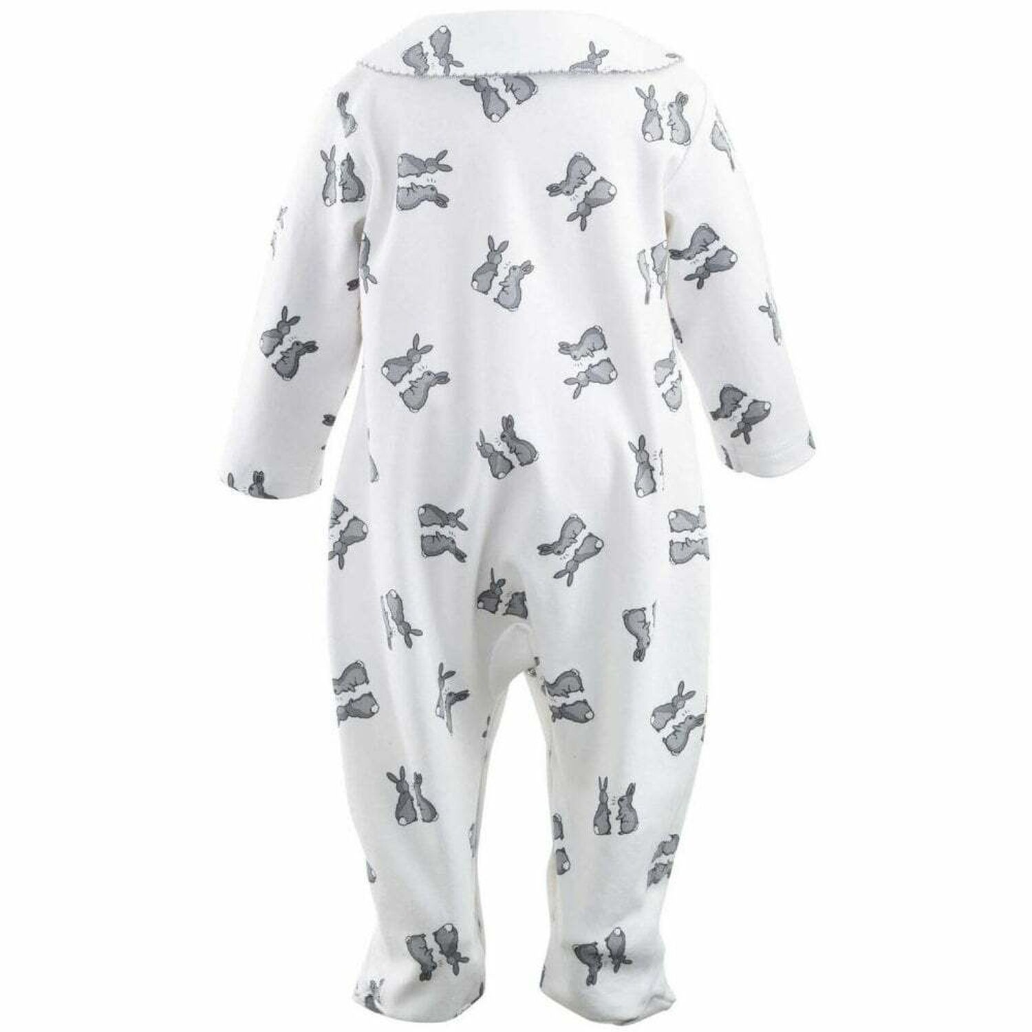 Ivory Bunny Babygrow, 1, hi-res