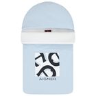 عش بشعار أزرق داكن وأبيض للأولاد الصغار, 1, hi-res