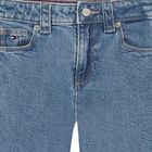 Girls Blue Logo Denim Jeans, 1, hi-res