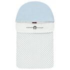 Baby Boys White & Blue Logo Nest, 2, hi-res