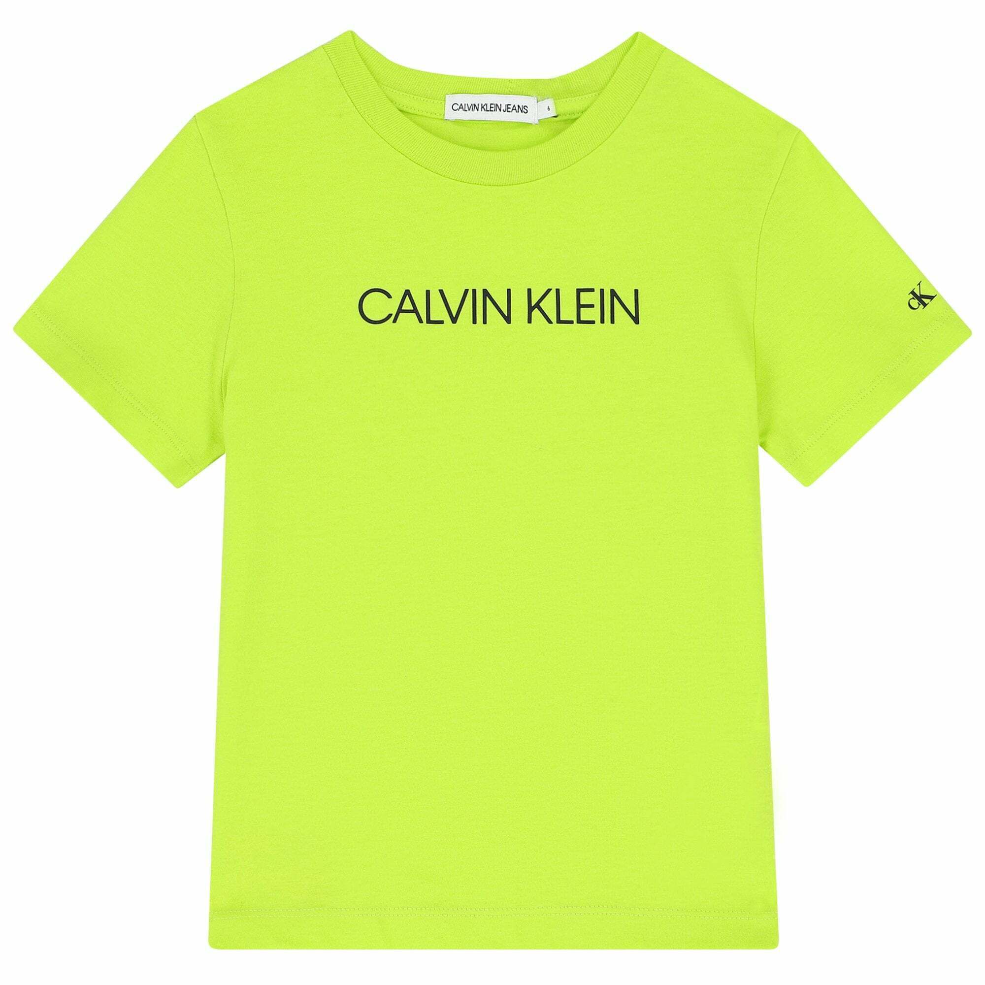 Neon green top calvin klein