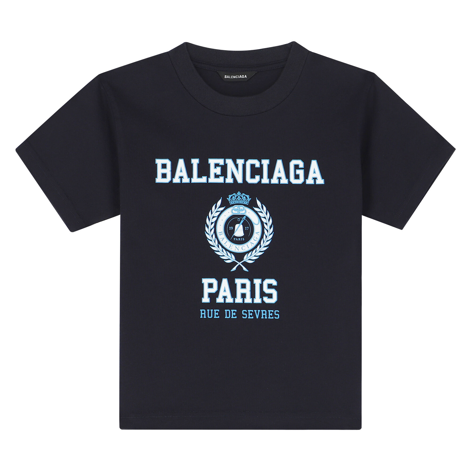 Balenciaga navy sale t shirt
