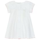 Baby Girls White & Pink Swan Dress Set, 1, hi-res