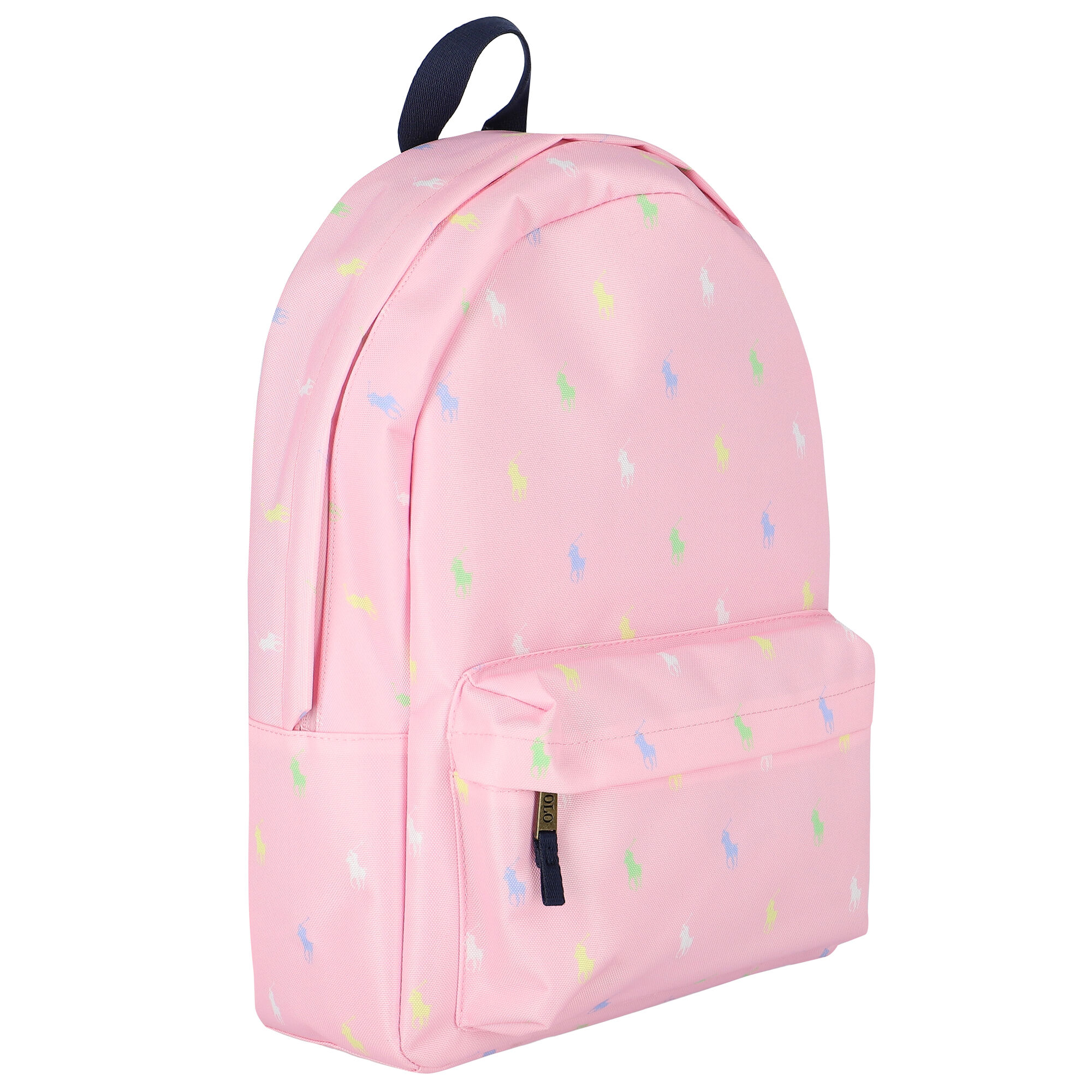Ralph Lauren Girls Pink Logo Backpack | Junior Couture USA