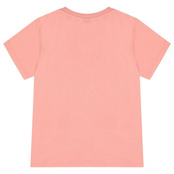 Girls Pink Logo T-Shirt