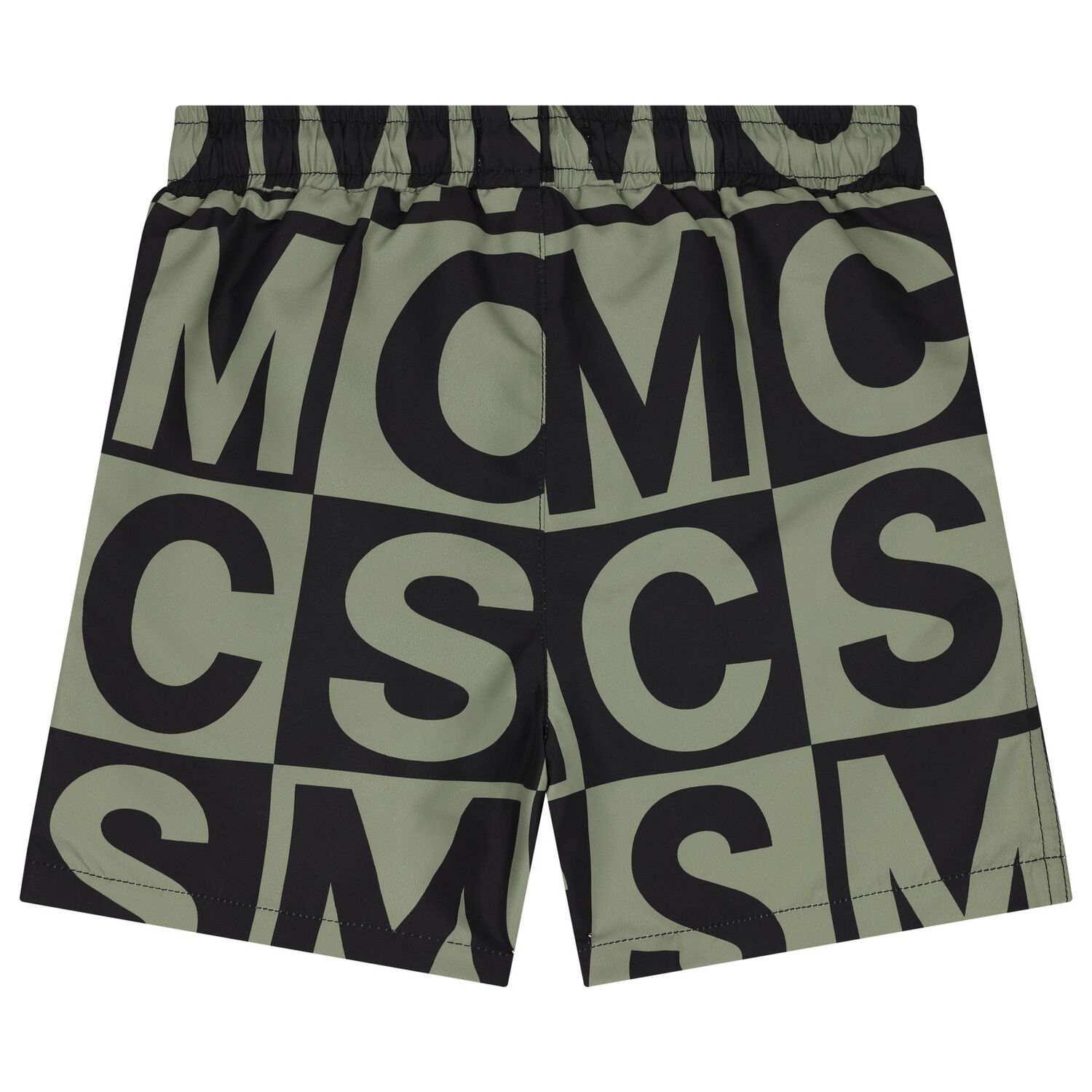 Boys Green & Black Logo Swim Shorts, 1, hi-res image number null