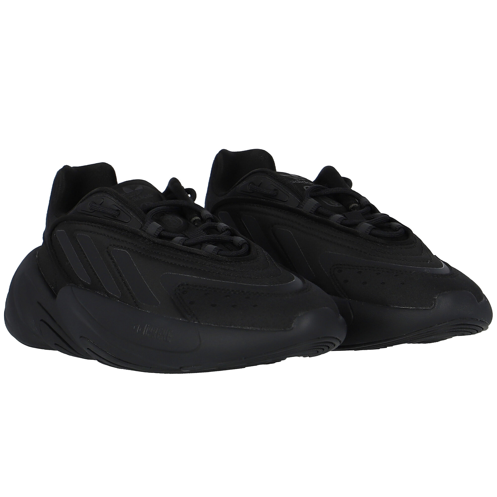 Adidas Kids Black Ozelia Trainers | Junior Couture USA
