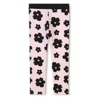 Girls Pink Daisy Leggings, 1, hi-res