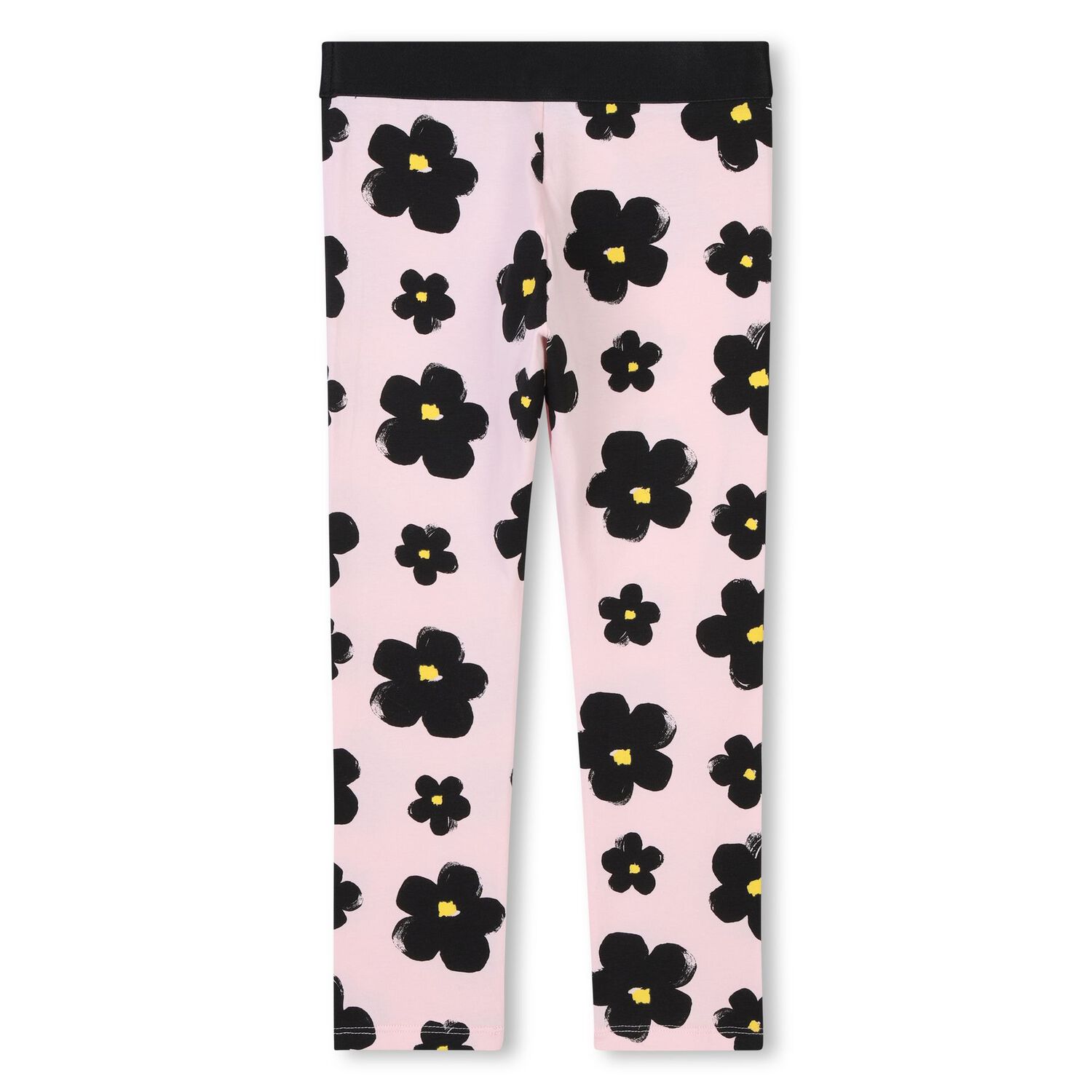 Girls Pink Daisy Leggings, 1, hi-res image number null