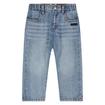 Younger Boys Blue Logo Denim Jeans