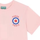 Girls Pink Flower Logo T-Shirt, 1, hi-res