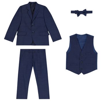 Boys Blue Suit Set
