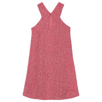 Girls Pink Flower Dress
