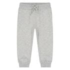 Younger Boys Grey Logo Joggers, 1, hi-res